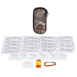 Real tree Small Hard-Shell Foam First Aid Kit - 30 Piece