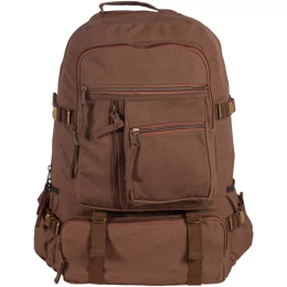 Retro Cantabrian Excursion Rucksack (No Leather Trim) - Vintage Brown