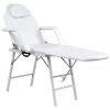 73 Inch Portable Tattoo Salon Facial Bed Massage Table - Color: White